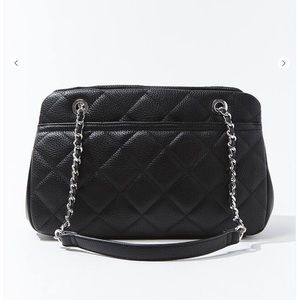 Forever 21 Quilted black shoulder bag